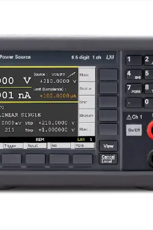 Nueva Colección Medidor de fuente Keysight Technologies B2901B, 1 canal, 1 μV → 210 V., 2 200 Ω→ MΩ, 31,8 W