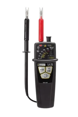 Comprobador de tensión Chauvin Arnoux APROX. 762 IP2X, hasta 690 V ac, 750V dc, prueba de continuidad, IP65, CAT IV Mejor Precio