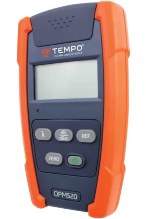 Comprar En Línea Medidor de potencia de fibra óptica Tempo OPM520, Monomodo y multimodo, 850 nm, 1300 nm, 1310 nm, 1490 nm, 1550 nm,