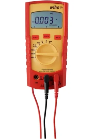 Multímetro digital Wiha, 600V ac/10V dc Precio Bajo