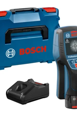 Marca Reconocida Escáner de pared Bosch D-tect 120, detección de metal hasta 120mm y cables eléctricos hasta 60mm, con display LED