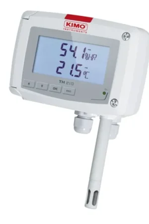 HigrómetroFijo KIMO TH210, humedad máx. 100%HR, temperatura máx. +100°C Tendencia