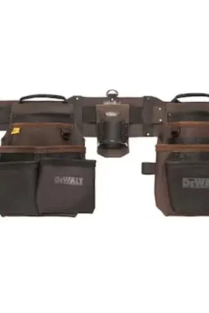 Cinturón portaherramientas DeWALT DWST50113-1, Piel, 18 bolsillos Económico