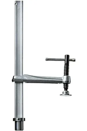 Precio Reducido Mango con tornillo para pinza de mesa Bessey TW16-20-10K, abertura máx 200mm, profundidad 100mm