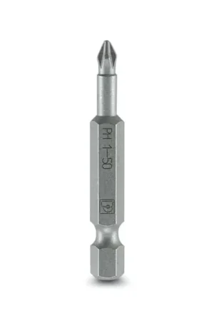 Punta de destornillador Phoenix Contact, Phillips PH 1 x 50 mm de Acero Marca Reconocida