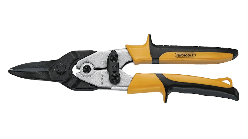 Tijera corta chapa Teng Tools, corte a la derecha, recto para Acero inoxidable, Acero, long. total 250 mm Oferta