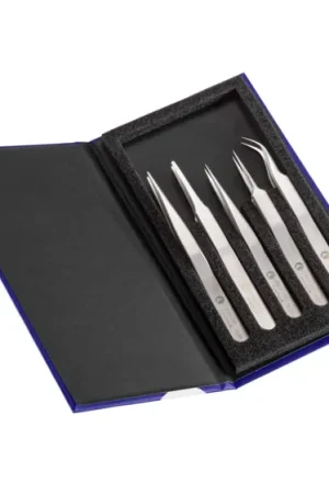 Juego de pinzas, ideal-tek, , Antimagnético, Acero Inoxidable K5HP.SA Directo De Fábrica