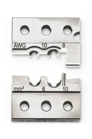 Devolución Gratuita Matriz de crimpado Phoenix Contact 1324137 serie CF 500, para Herramienta de crimpado, para cable de 6 → 10mm²,