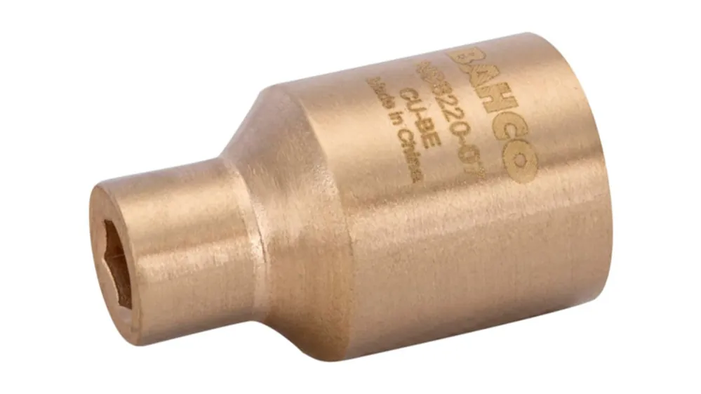 NS 1/2" HEX SOCKET CU-BE 22MM Certificado