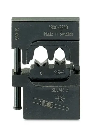 Matriz de crimpado Phoenix Contact 1212471 serie CRIMPFOX-M, para Conector para Cable de Instalaciones Solares, para Precio De Fábrica